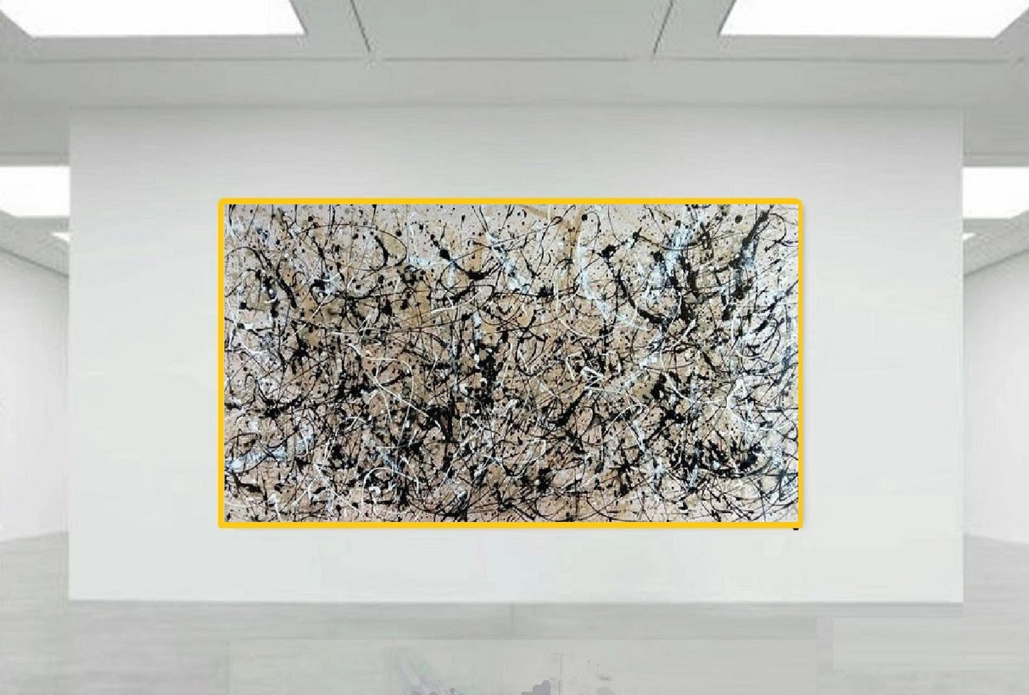 Handcrafted Abstract Painting Fine Art For Homedecor MA1068B