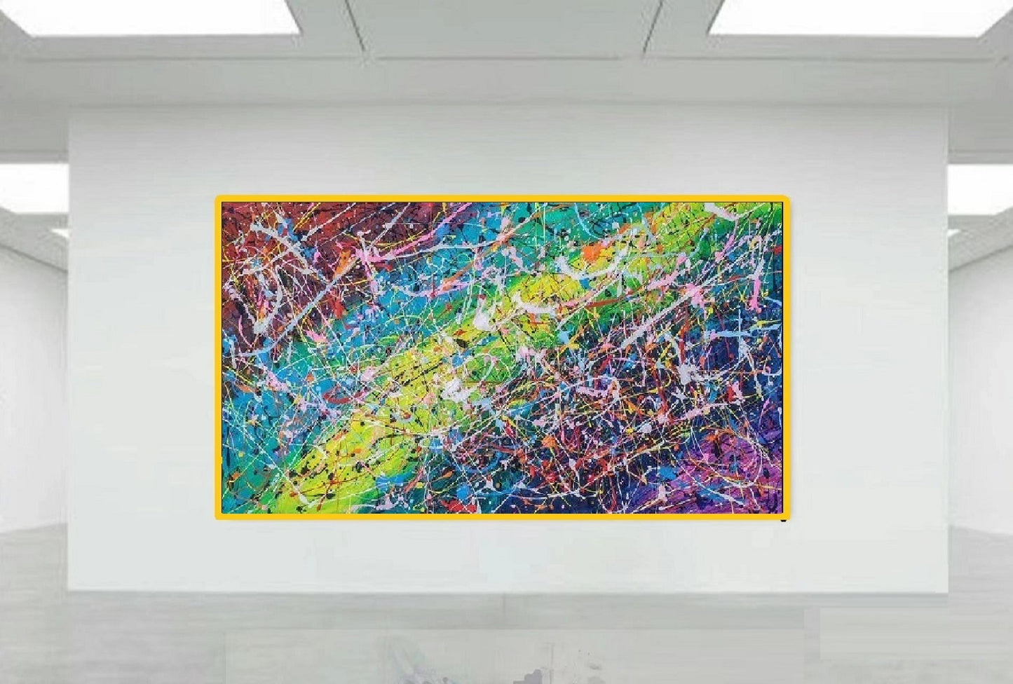Handcrafted Abstract Painting Fine Art For Homedecor MA1070A