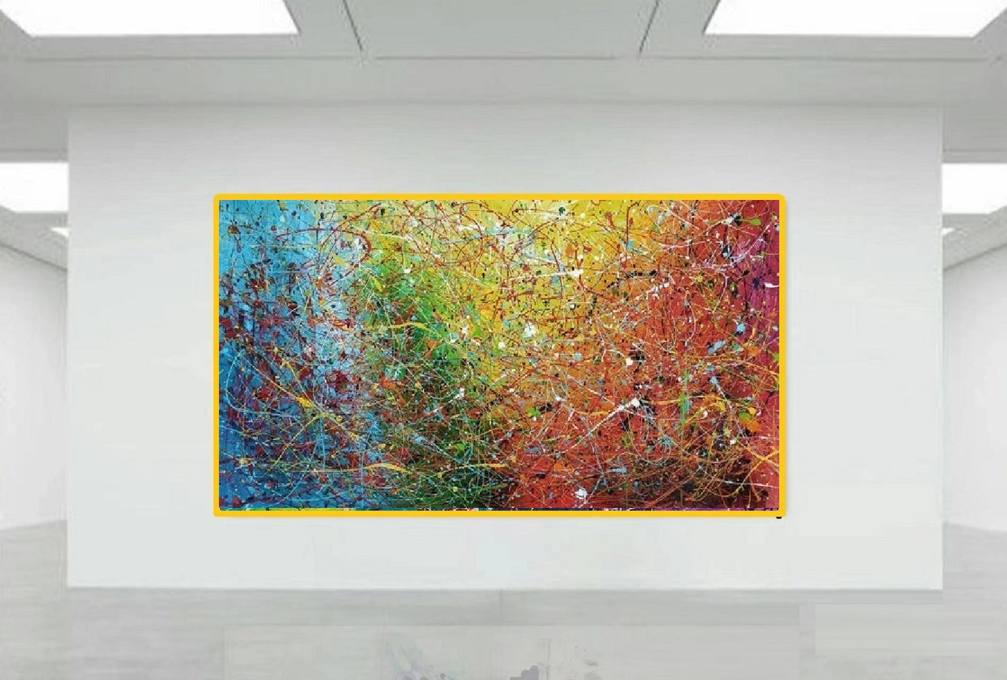 Handcrafted Abstract Painting Fine Art For Homedecor MA1070B