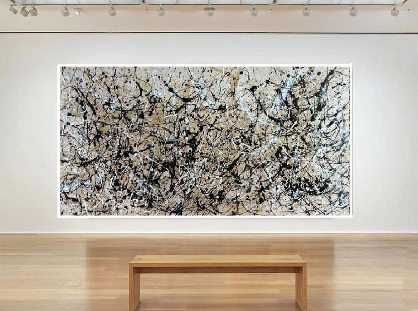 Handcrafted Abstract Painting Fine Art For Homedecor MA1068B