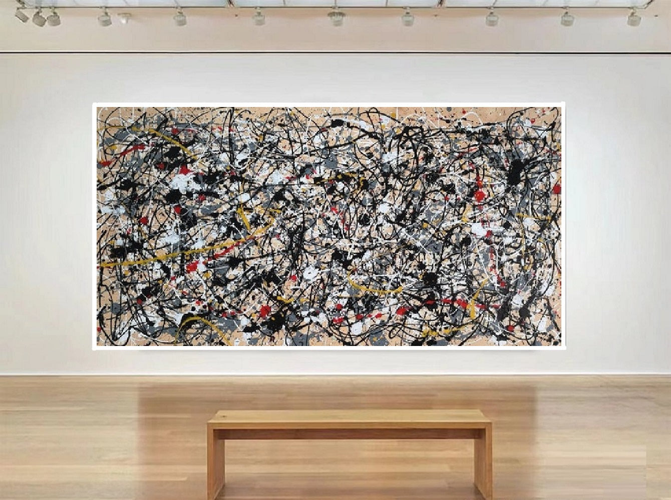 Handcrafted Abstract Painting Fine Art For Homedecor MA1068A