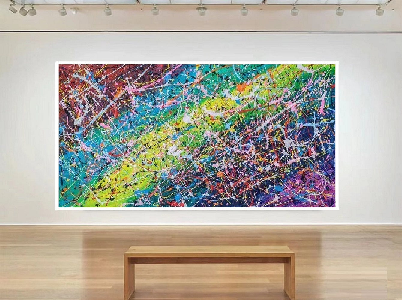 Handcrafted Abstract Painting Fine Art For Homedecor MA1070A