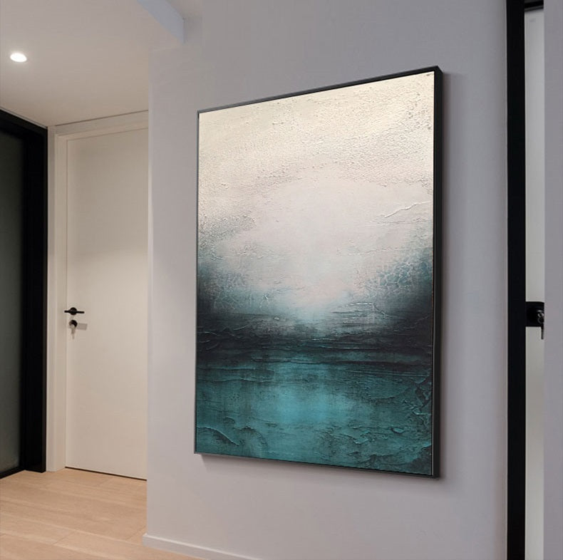 Handcrafted Abstract Painting, Modern Wall Art for Home Decor AB0018A