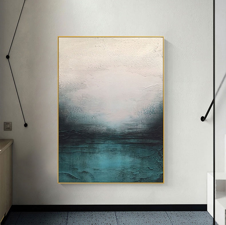 Handcrafted Abstract Painting, Modern Wall Art for Home Decor AB0018A