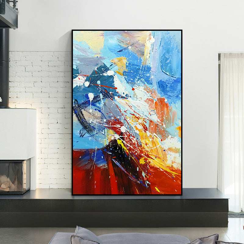 Handcrafted Abstract Painting Fine Wall Art For Homedecor AB0026A