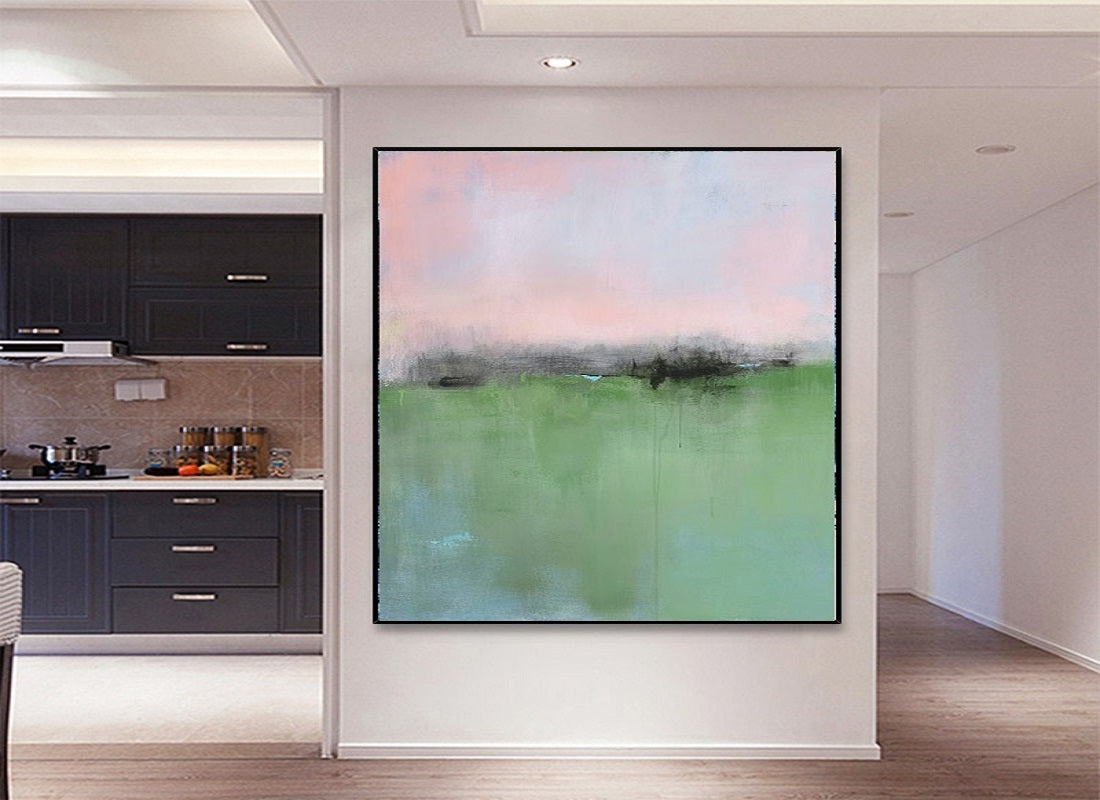 Handcrafted Abstract Painting, Modern Wall Art for Home Decor AB0036C
