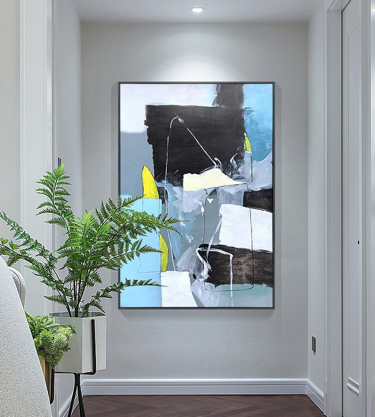 Handcrafted Abstract Painting Fine Wall Art For Homedecor AB0037A