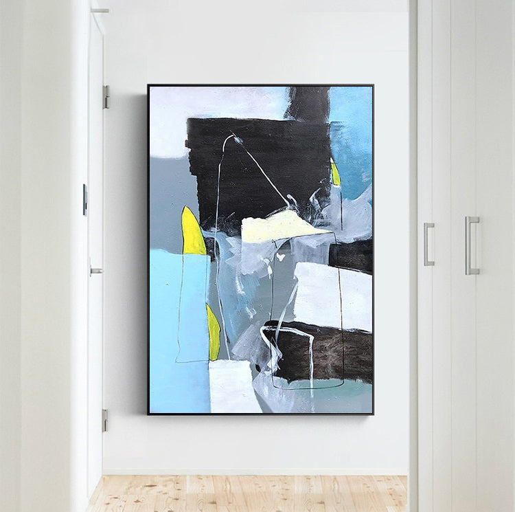 Handcrafted Abstract Painting Fine Wall Art For Homedecor AB0037A