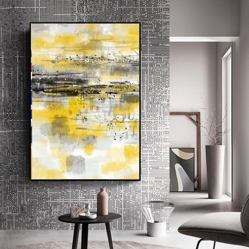 Handcrafted Abstract Painting, Modern Wall Art for Home Decor AB0042A
