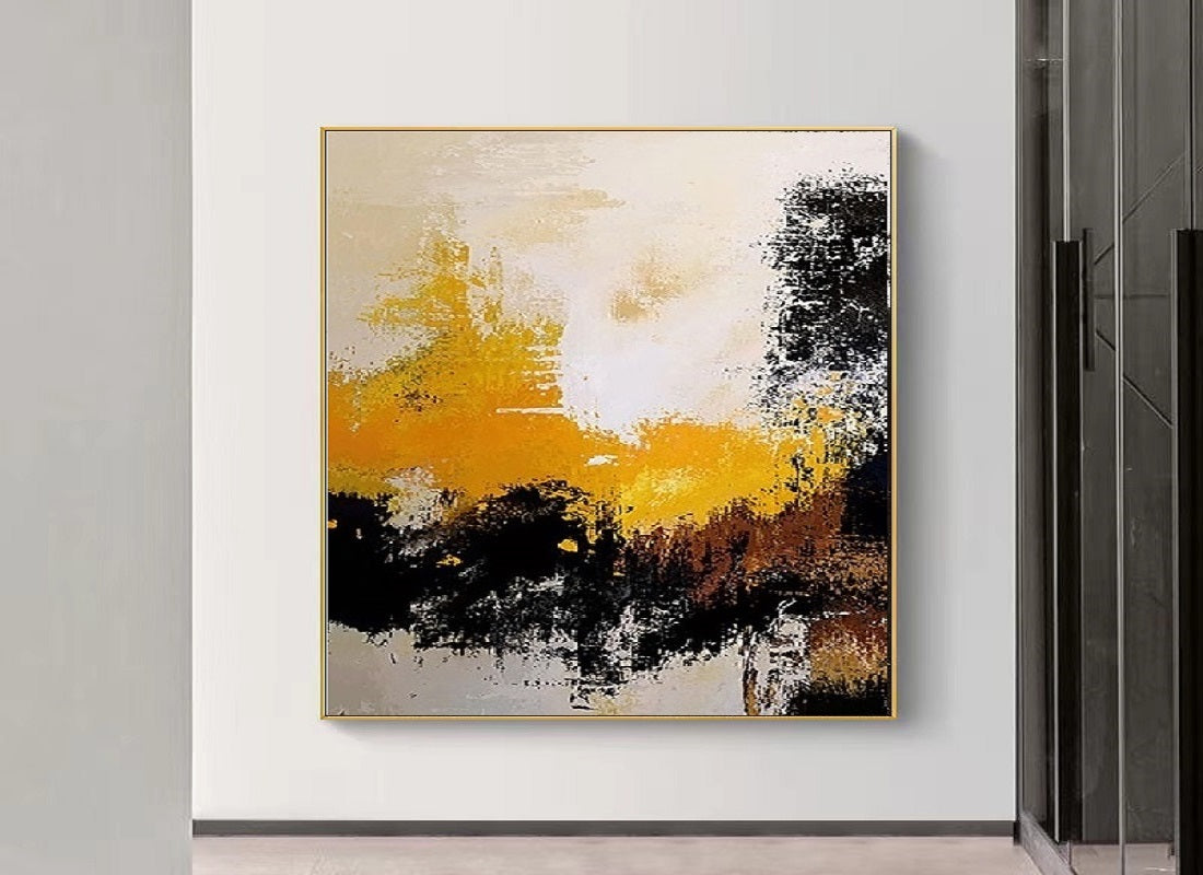Handcrafted Abstract Painting, Modern Wall Art for Home Decor AB0045C