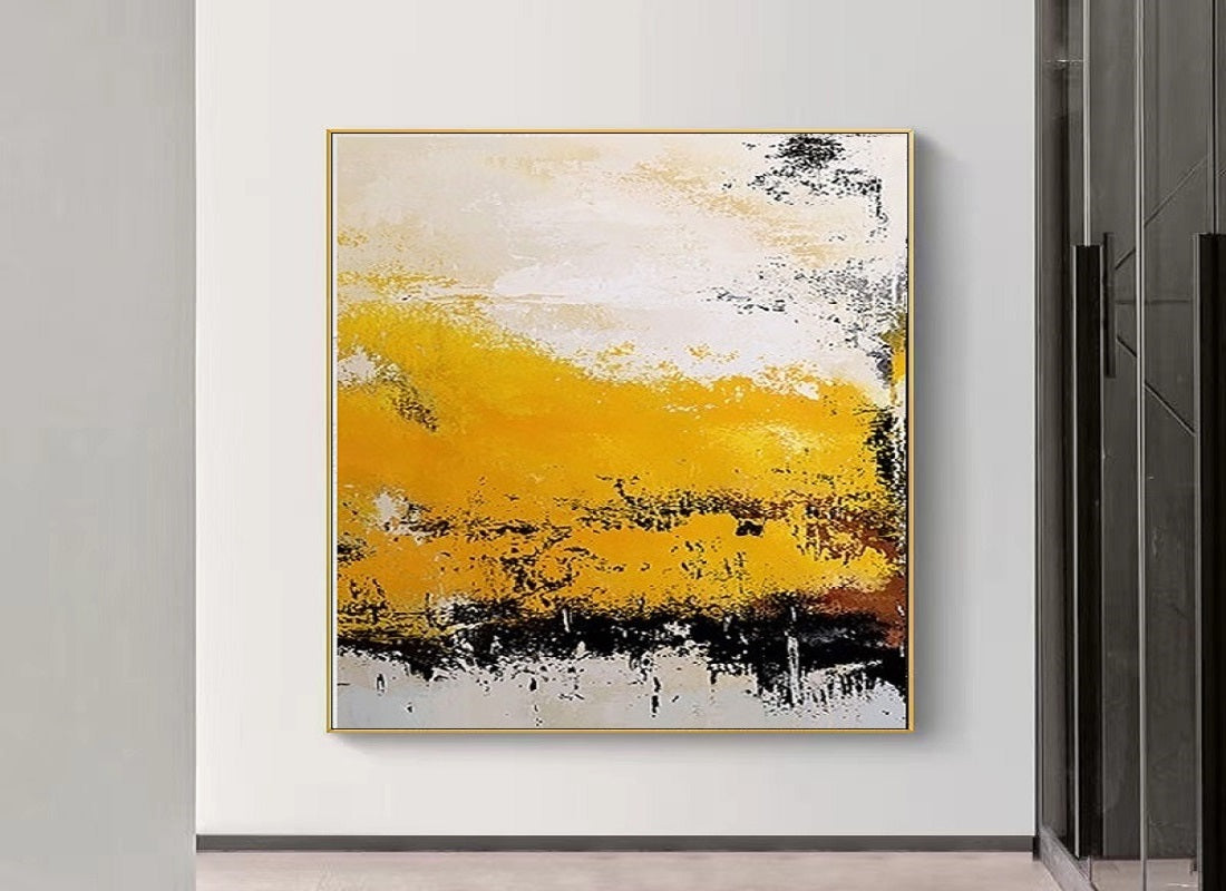 Handcrafted Abstract Painting, Modern Wall Art for Home Decor AB0046C