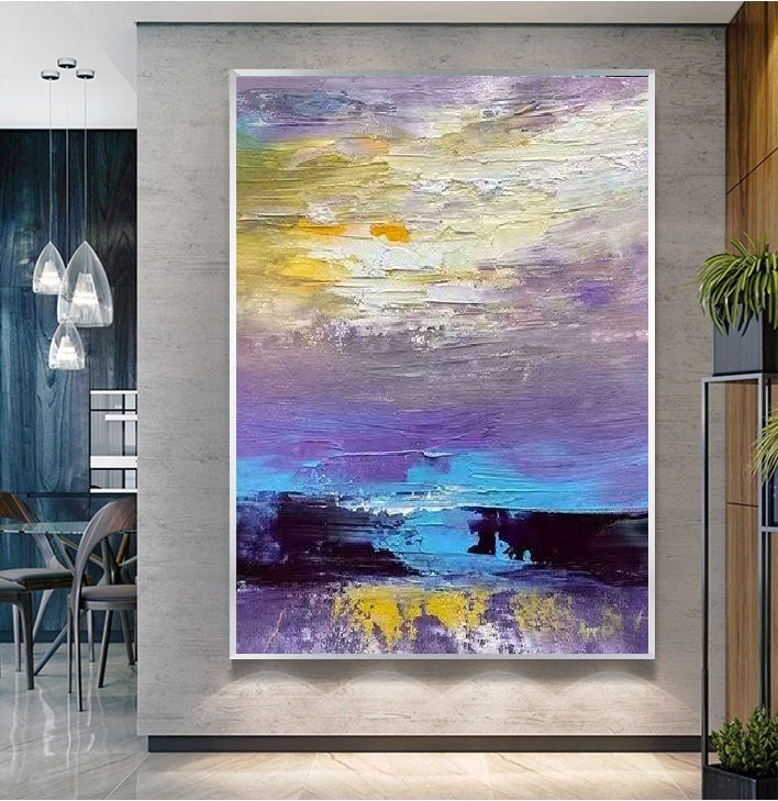 Handcrafted Abstract Painting Fine Wall Art For Homedecor AB0055A