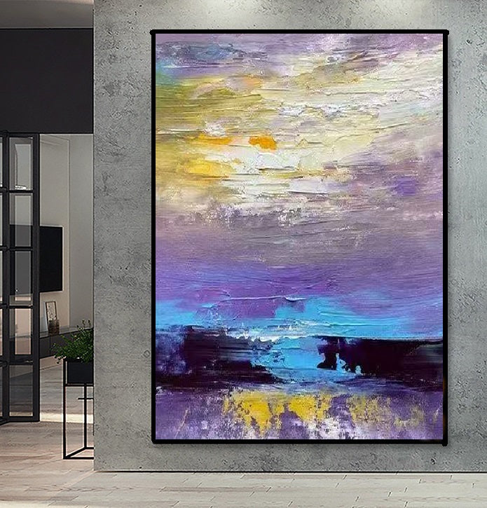 Handcrafted Abstract Painting Fine Wall Art For Homedecor AB0055A