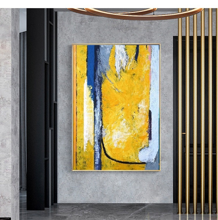Handcrafted Abstract Painting, Modern Wall Art for Home Decor AB0065A