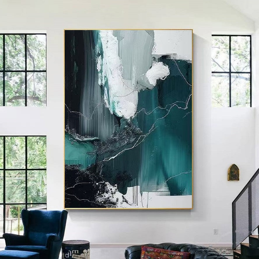Handcrafted Abstract Painting Fine Wall Art For Homedecor AB0069A