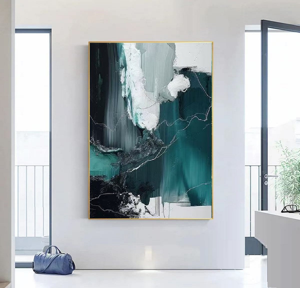 Handcrafted Abstract Painting Fine Wall Art For Homedecor AB0069A