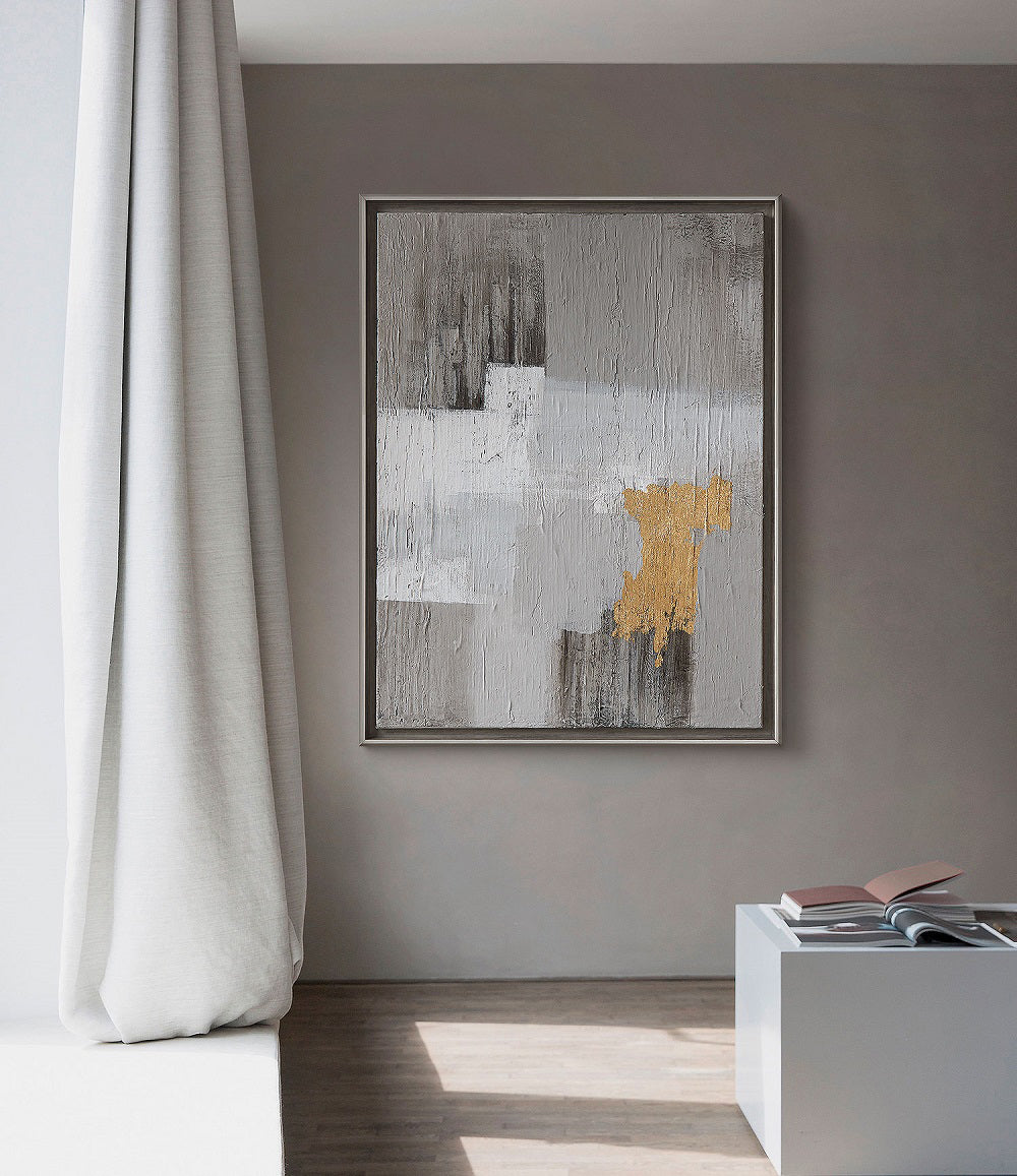 Handcrafted Abstract Painting, Modern Wall Art for Home Decor AB0071A
