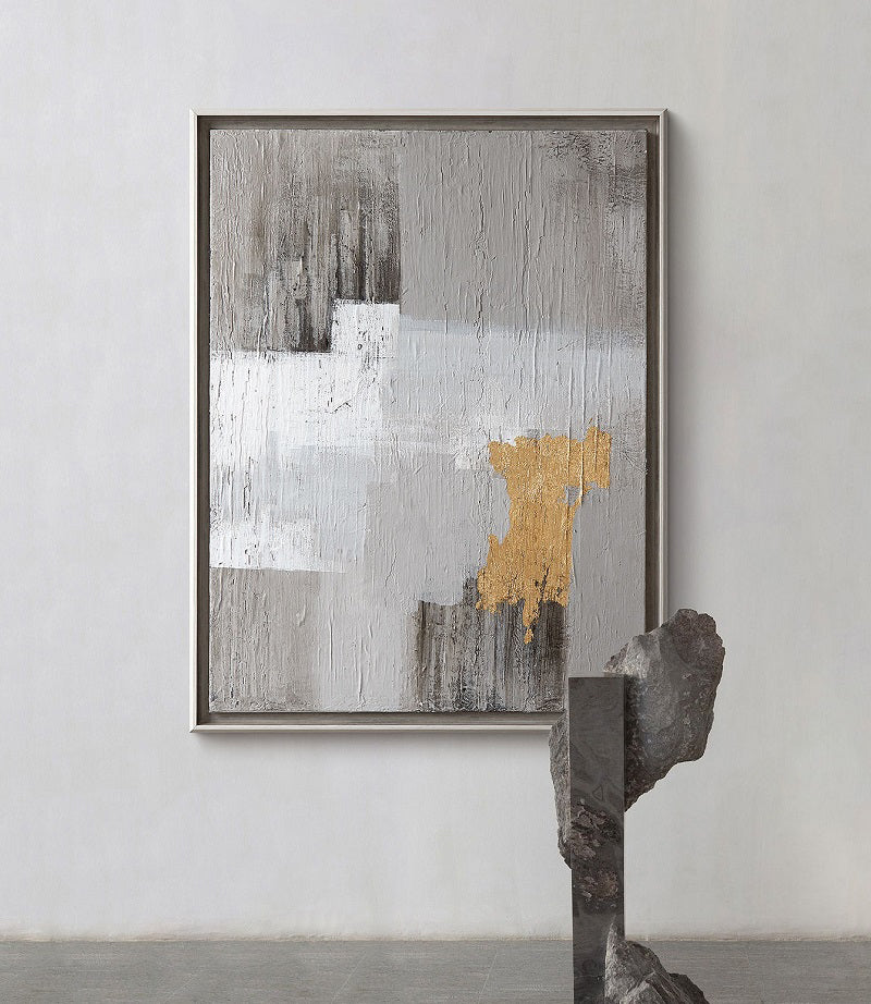 Handcrafted Abstract Painting, Modern Wall Art for Home Decor AB0071A