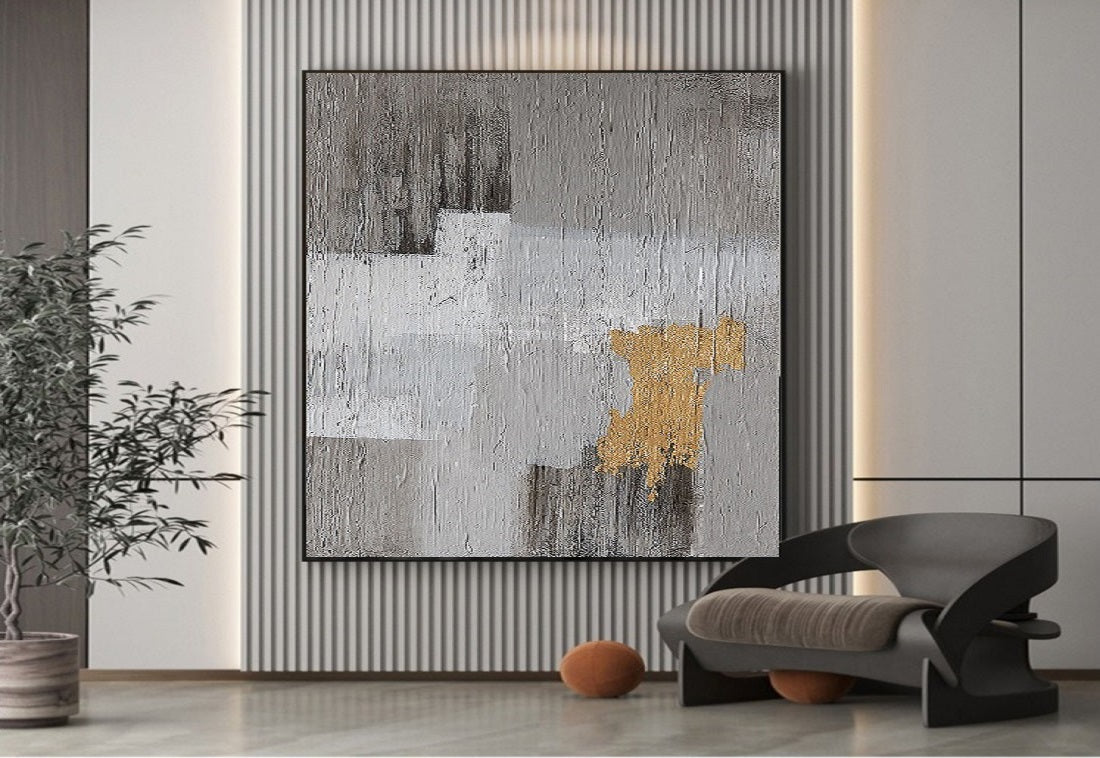 Handcrafted Abstract Painting, Modern Wall Art for Home Decor AB0071C