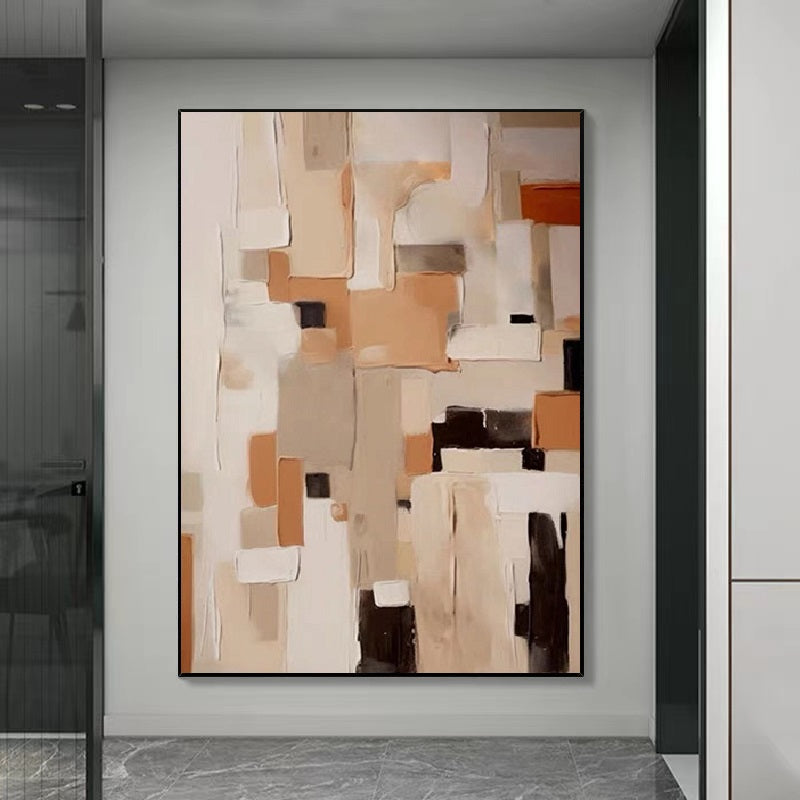 Handcrafted Abstract Painting, Modern Wall Art for Home Decor AB0073A