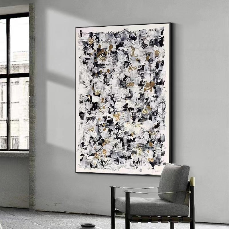 Handcrafted Abstract Painting, Modern Wall Art for Home Decor AB0075A