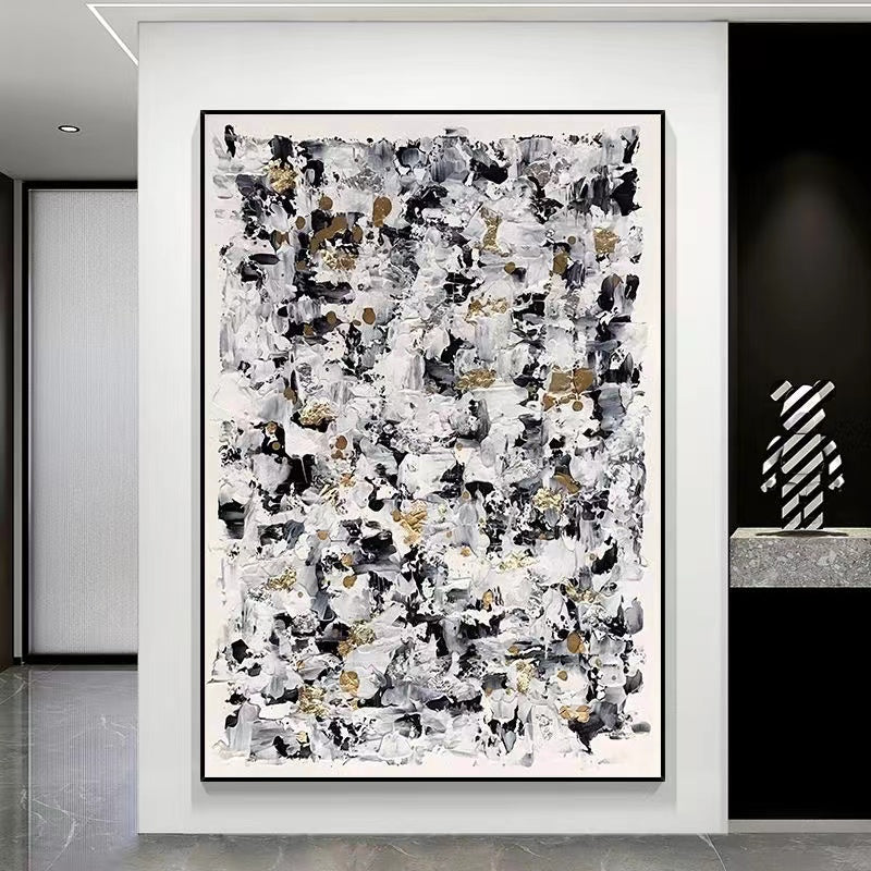 Handcrafted Abstract Painting, Modern Wall Art for Home Decor AB0075A