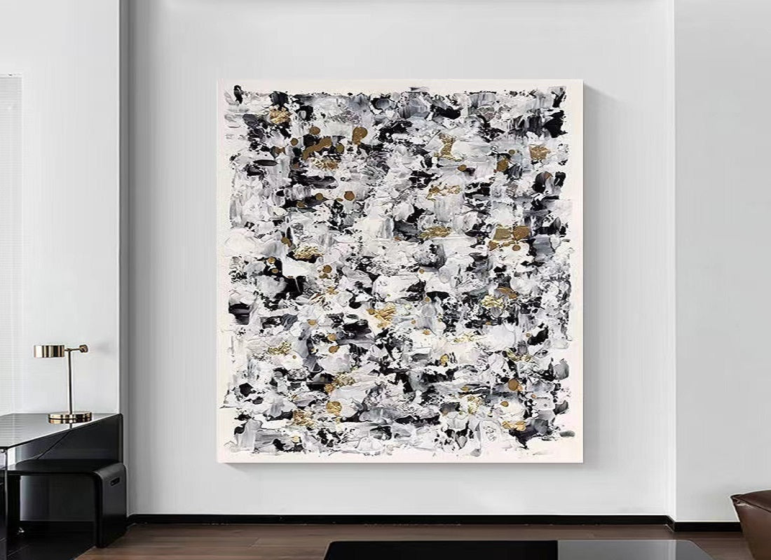 Handcrafted Abstract Painting, Modern Wall Art for Home Decor AB0075C