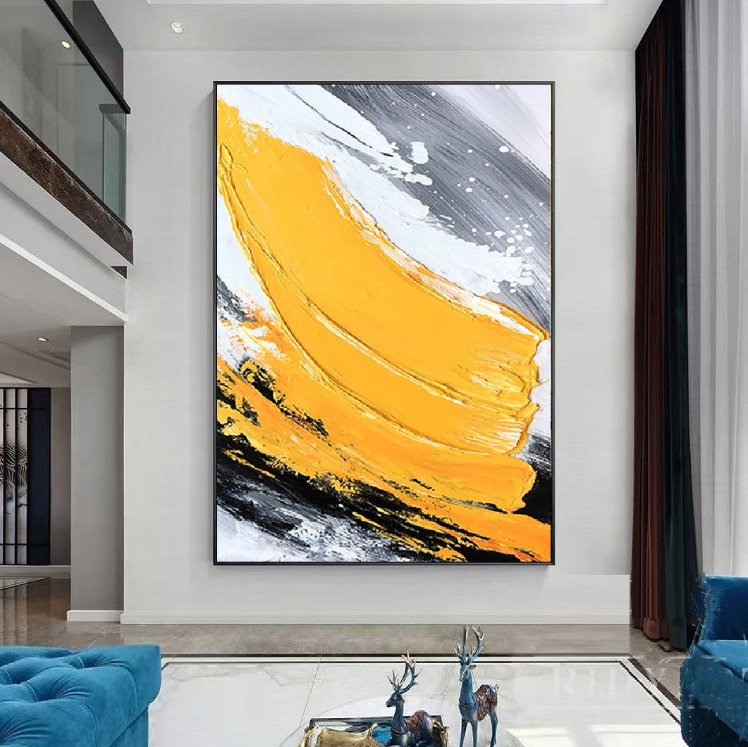 Handcrafted Abstract Painting Fine Wall Art For Homedecor AB1003