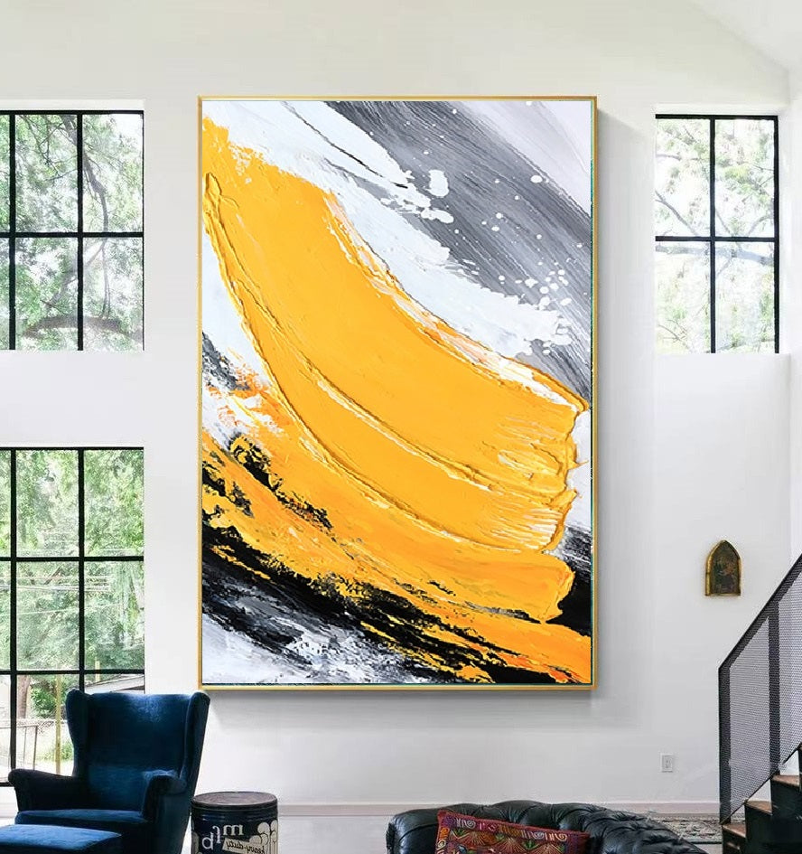 Handcrafted Abstract Painting Fine Wall Art For Homedecor AB1003