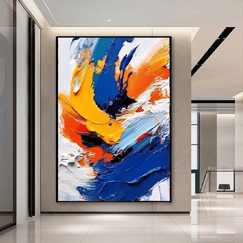 Handcrafted Abstract Painting Fine Wall Art For Homedecor AB1006