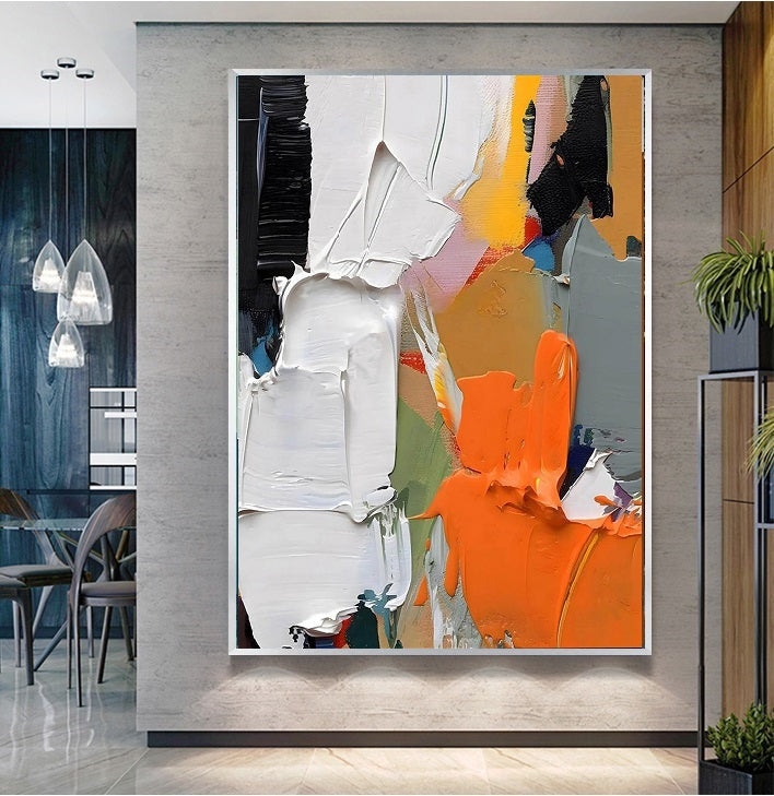 Handcrafted Abstract Painting Fine Wall Art For Homedecor AB1009