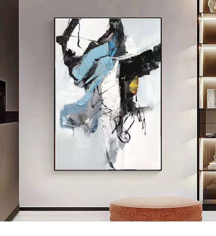 Handcrafted Abstract Painting Fine Wall Art For Homedecor AB1015