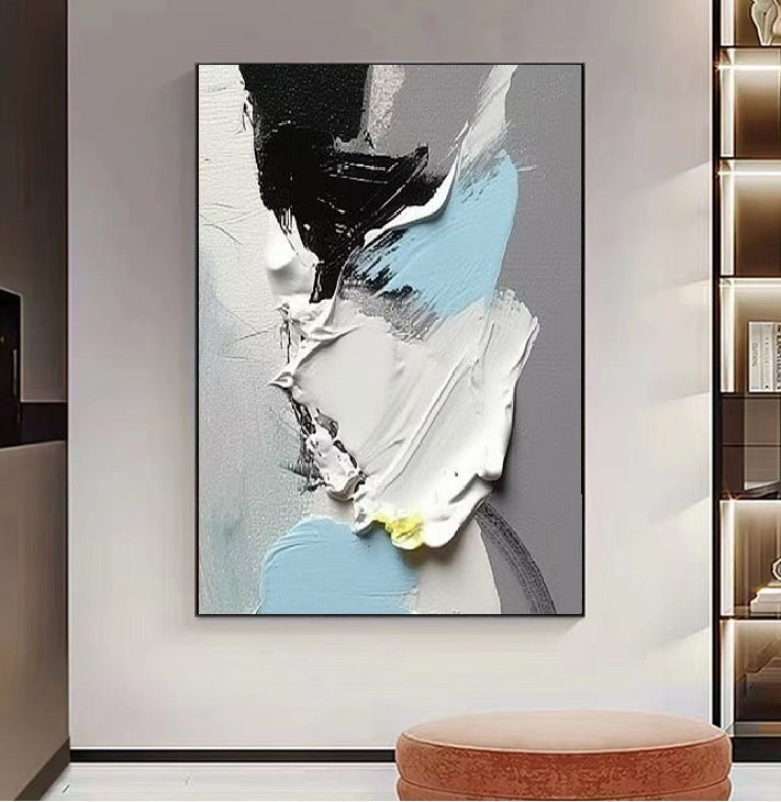 Handcrafted Abstract Painting Fine Wall Art For Homedecor AB1017