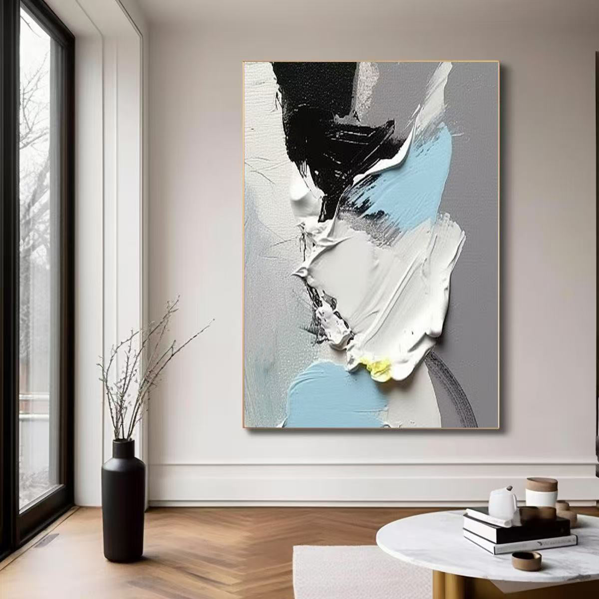 Handcrafted Abstract Painting Fine Wall Art For Homedecor AB1017