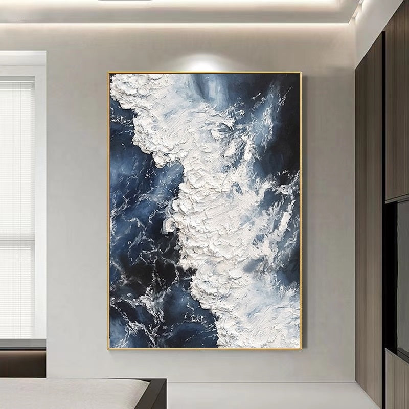 Handcrafted Abstract Painting Fine Wall Art For Homedecor AB1018B