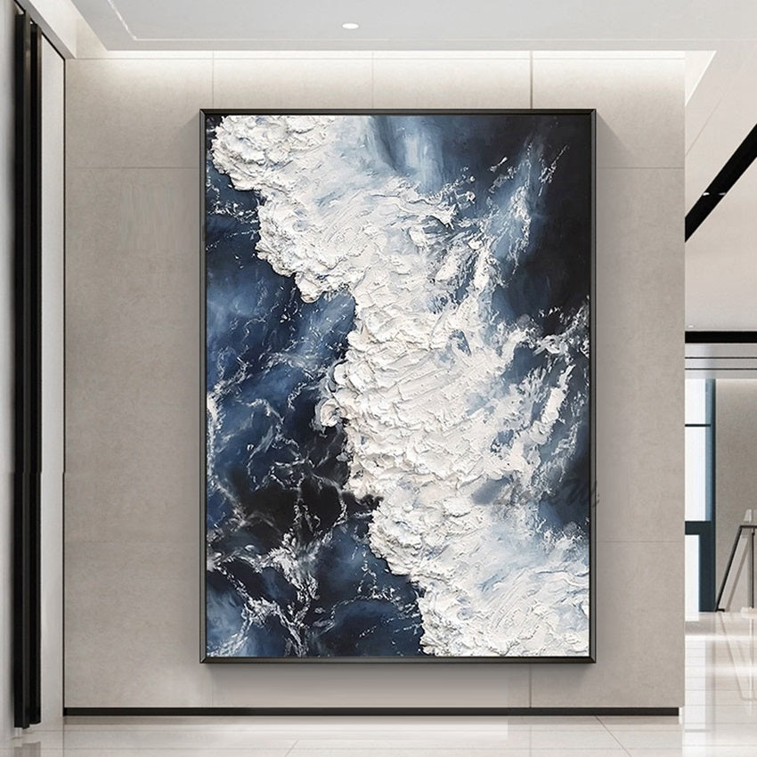 Handcrafted Abstract Painting Fine Wall Art For Homedecor AB1018B