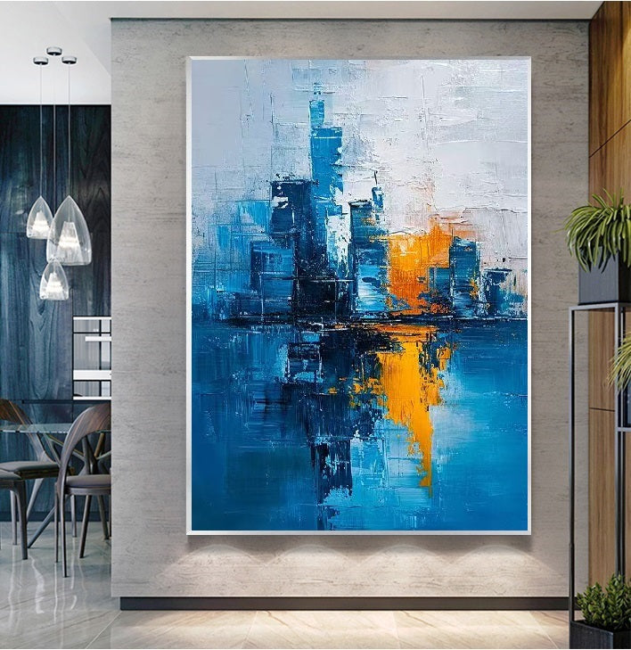 Handcrafted Abstract Painting Fine Wall Art For Homedecor AB1023