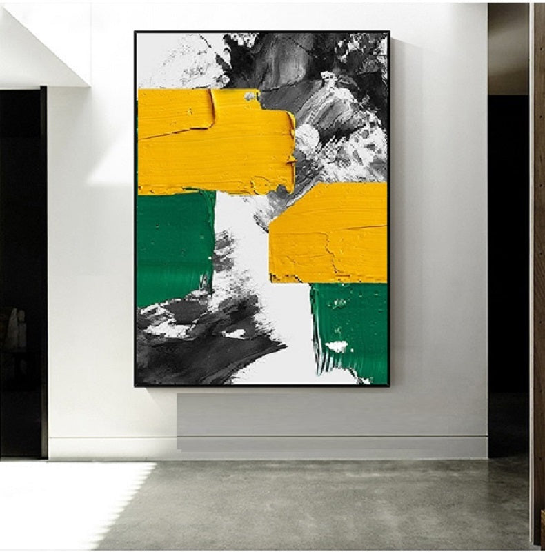Handcrafted Abstract Painting Fine Wall Art For Homedecor AB1027C