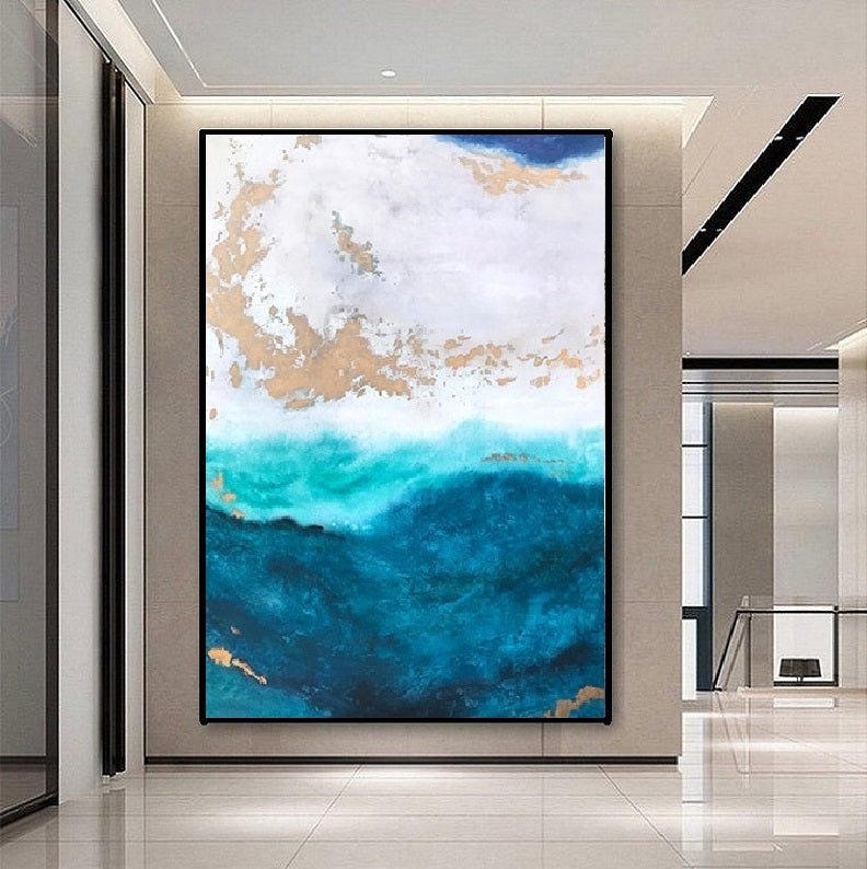 Handcrafted Abstract Painting Fine Wall Art For Homedecor AB1029A