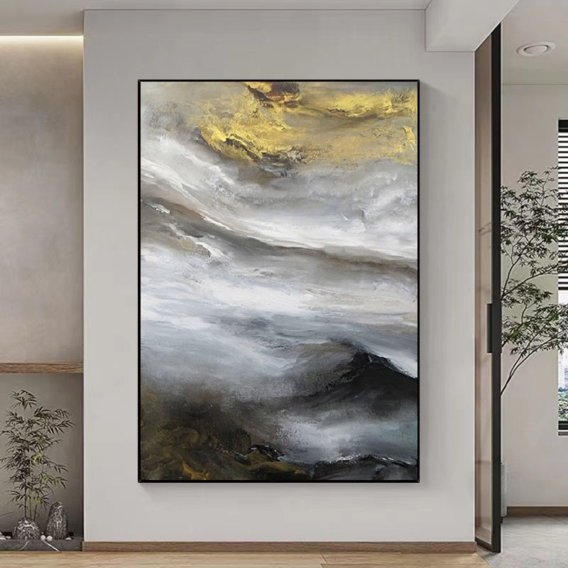 Handcrafted Abstract Painting Fine Wall Art For Homedecor AB1030