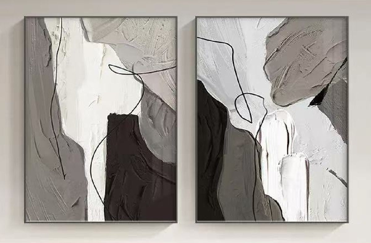 Handcrafted Abstract Painting Fine Wall Art For Homedecor AB1040B