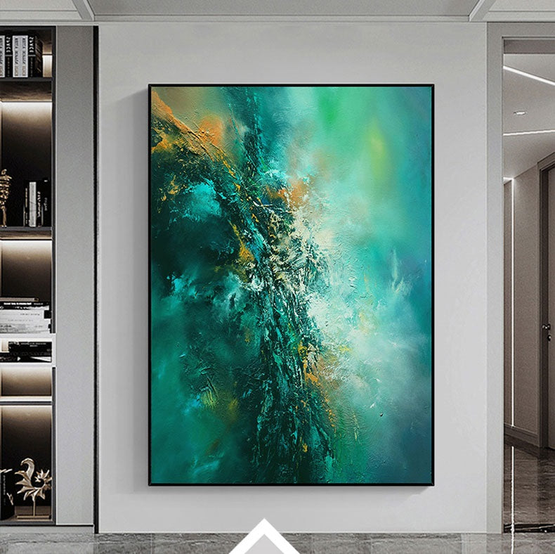 Handcrafted Abstract Painting Fine Wall Art For Homedecor AB1057