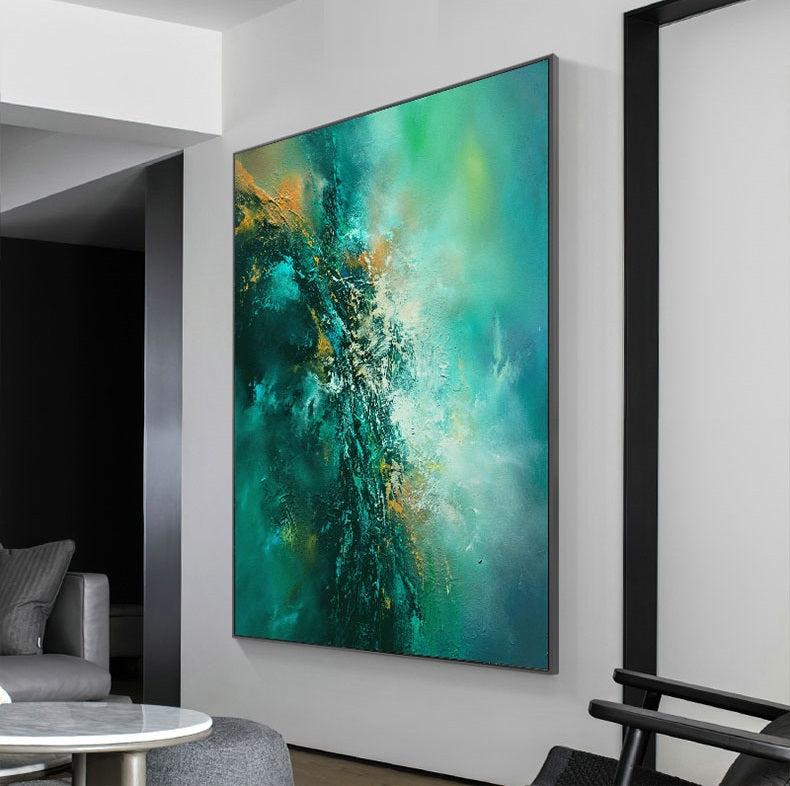 Handcrafted Abstract Painting Fine Wall Art For Homedecor AB1057