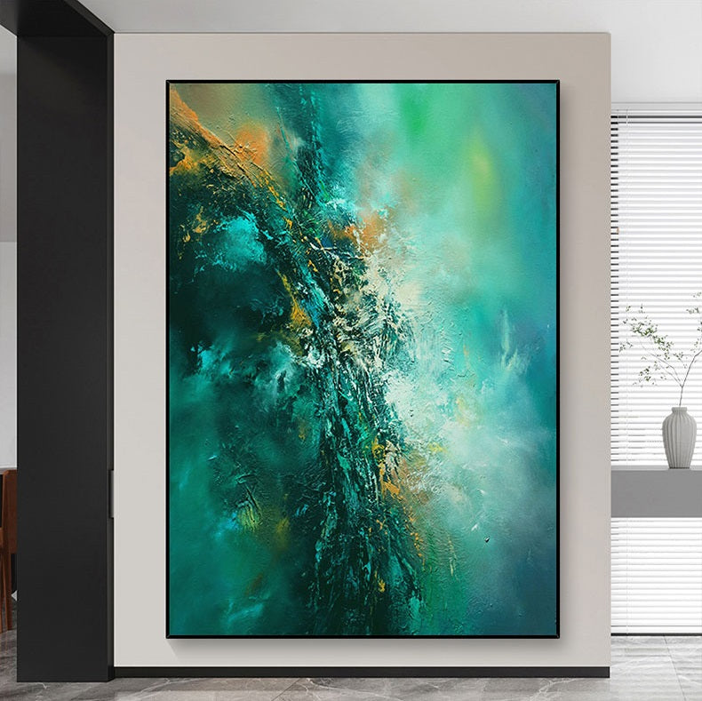 Handcrafted Abstract Painting Fine Wall Art For Homedecor AB1057