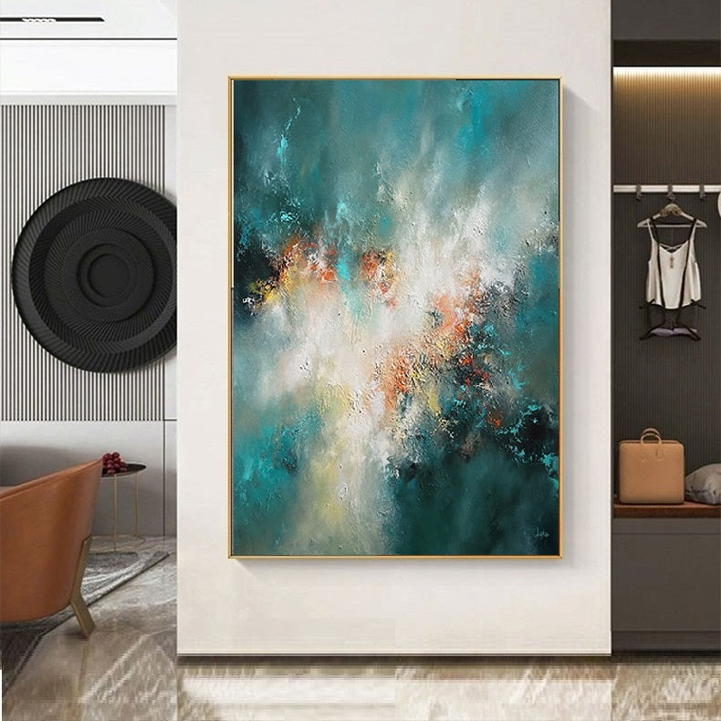 Handcrafted Abstract Painting Fine Wall Art For Homedecor AB1059