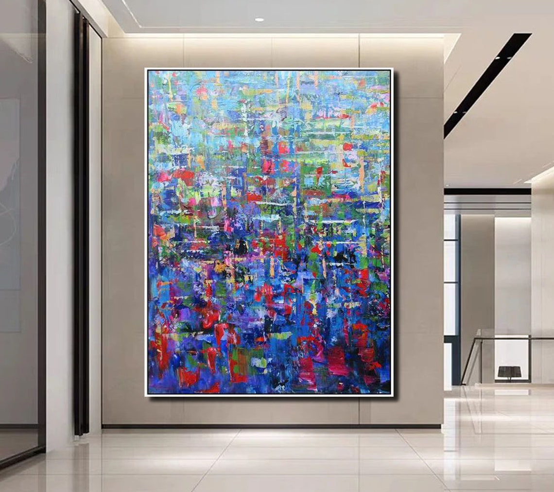 Handcrafted Abstract Painting Fine Wall Art For Homedecor AB1061