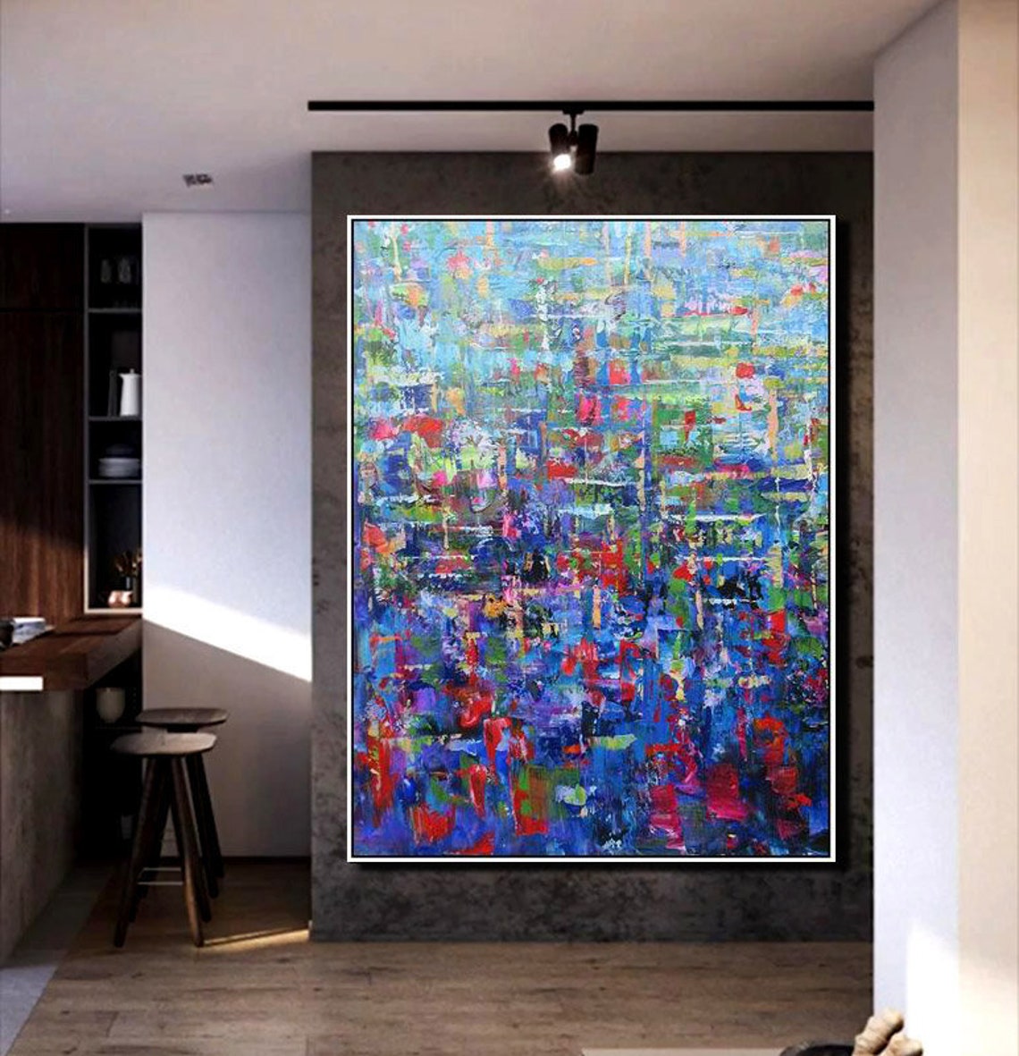 Handcrafted Abstract Painting Fine Wall Art For Homedecor AB1061
