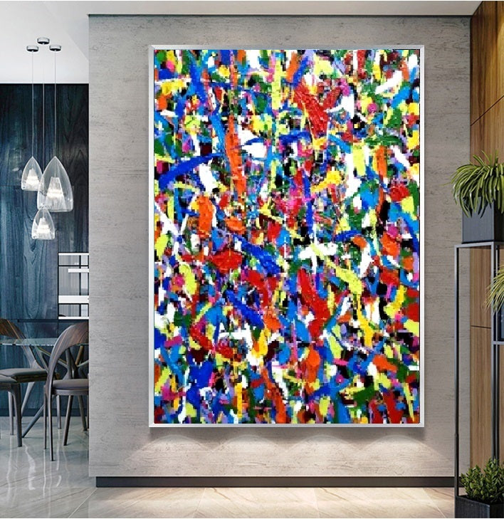 Handcrafted Abstract Painting Fine Wall Art For Homedecor AB1062