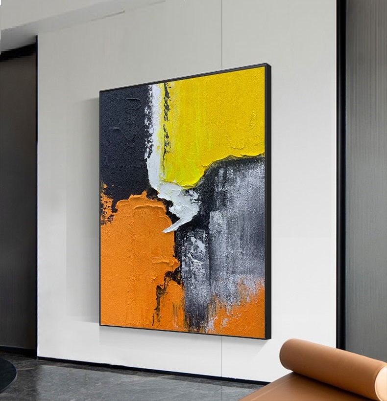 Handcrafted Abstract Painting Fine Wall Art For Homedecor AB1066