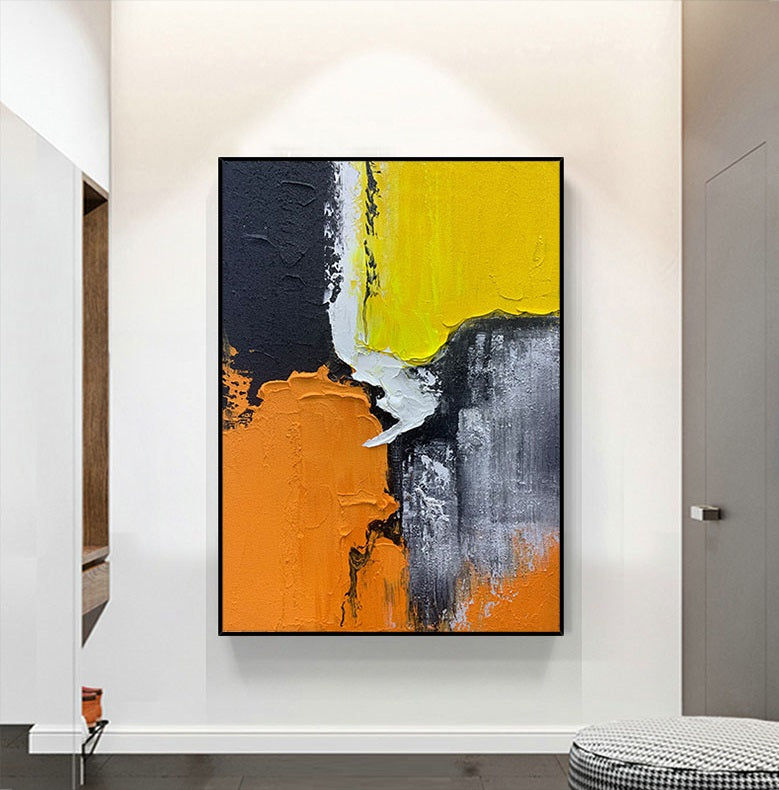 Handcrafted Abstract Painting Fine Wall Art For Homedecor AB1066